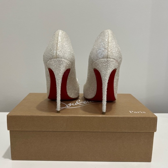 Christian Louboutin Pigalle Follies 100mm sparkly - Picture 4 of 9